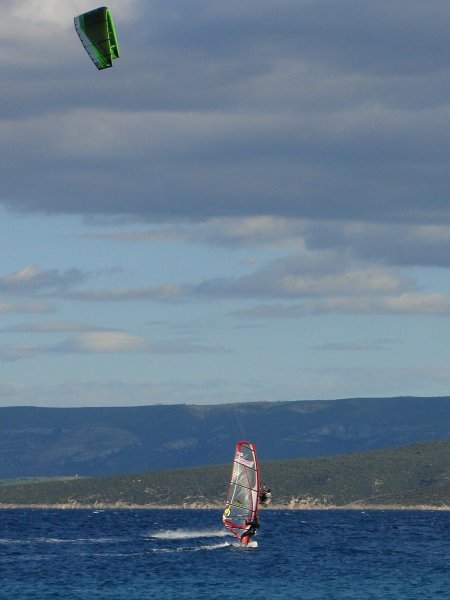 Kiteboarding and Windsurfing